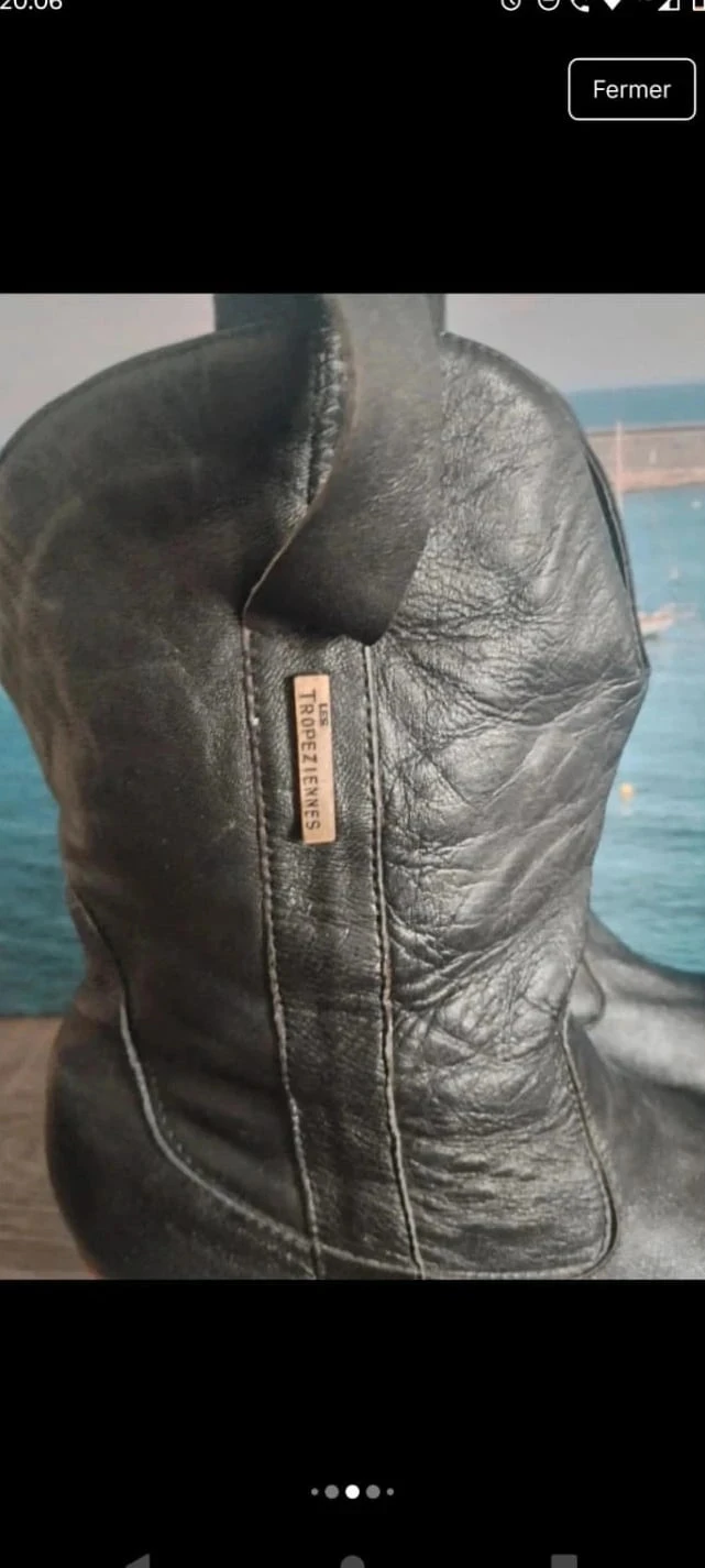 Botas femininas pretas les tropéziennes P38 – photo 4